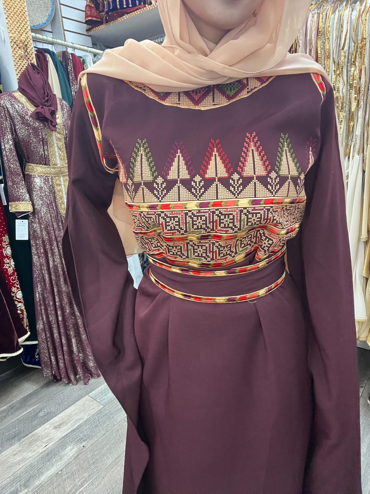 Palestinian Embroidered dress MayarFashion Palestinian Embroidered dress MayarFashion